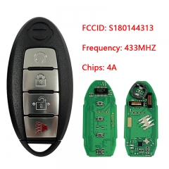 CN027086 S180144313 KR5S180144014 Smart Remote Car Key Fob 4 Button for Nissan Murano Pathfinder Titan 2015 2016 17 18 2019