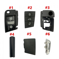 CS001039 Suitable for VW smart remote key housing