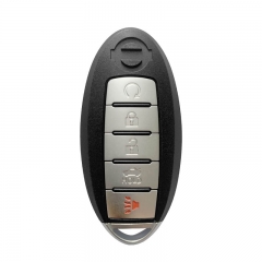 CN027057 NISSAN Patrol smart key, 5 buttons, FCC ID CWTWB1G744, PCF7952 chip, 433MHz, with Keyless Go 285E3-1LB5A