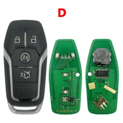 CN018122 3/4/5 Buttons Remote Smart Car Key For Ford Fusion Explorer Edge Mustang Mondeo Kuka 2013-2017 M3N-A2C31243300 315/434/868/902mhz