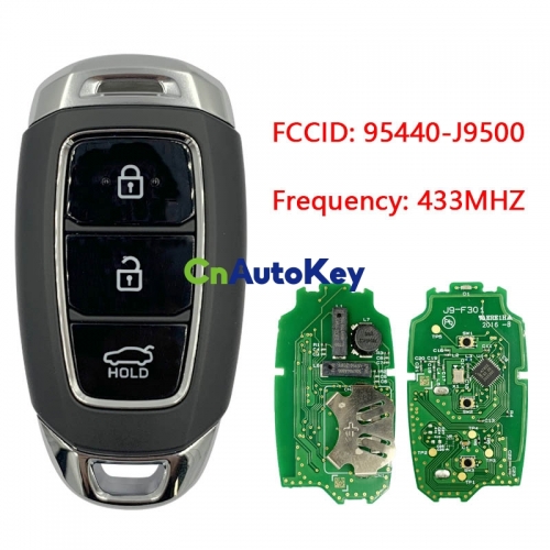 CN020206 Hyundai Kona 2020 Genuine Flip Remote Key 433MHz 95440-J9500