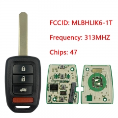 CN003118 Remote Car Key Fob 313.8mhz for 2013-2016 Honda Accord Civic FCC ID MLB...