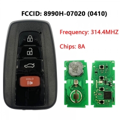 CN007136 Toyota Avalon 4 Button Smart Key 314.4MHZ HYQ14FBE 8990H-07020 (0410)