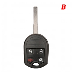 CN018132 OEM PCB 3/4 Buttons Remote Key For Ford C-Max F350 Escape Fiesta F150 Mustang Fit Mazda Uncut HU101 FO38 Blade Replace