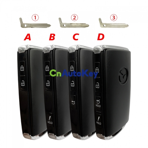 CS026030 2/3/4 Buttons For Mazda Key SHELL