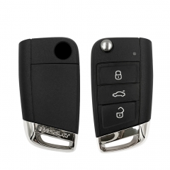 CS001041 3 Button Flip key For VW passat smart remote key shell