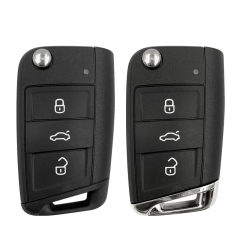 CS001040 3 Button Flip key For VW smart remote key shell