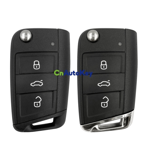 CS001040 3 Button Flip key For VW smart remote key shell