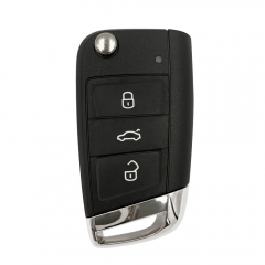 CS001041 3 Button Flip key For VW passat smart remote key shell