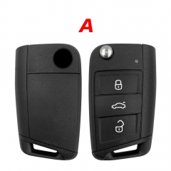 CS001040 3 Button Flip key For VW smart remote key shell