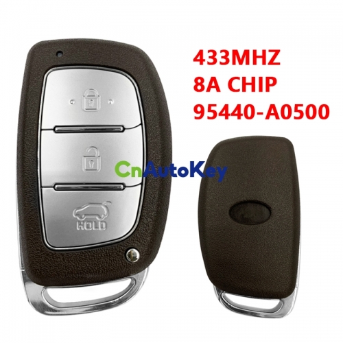 CN020284 Aftermarket For Hyundai Creta Smart Key Remote 2016 3 Button 433MHz 8A Chip PN 95440-A0500 PGB