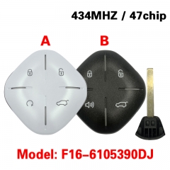 CN031009 Original 4 Button Smart key for Jetour Model: F16-6105390DJ 434MHZ 47ch...