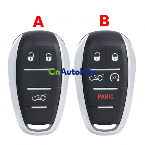 CS092009 Smart Key for Alfa Romeo key shell 3 BUTTON no logo