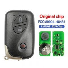 CN052035 Lexus RX CT 2010-2017 3-Btn Smart Key (HYQ14ACX-5290) 89904-48481