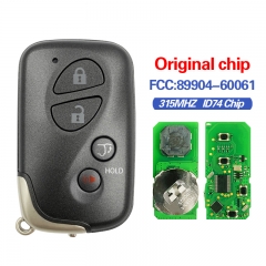 CN052036 Lexus LX570, RX350 2008+ Smart Key, 4Buttons, HYQ14AAB E Board 3370 , 315MHz 89904-60061 89904-60A00 Keyless Go