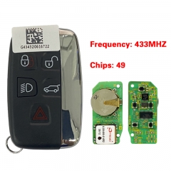 CN004009 For Range Rover Smart Card 5 Button 434Mhz (Smooth surface)