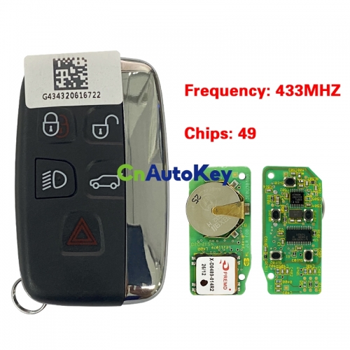 CN004009 For Range Rover Smart Card 5 Button 434Mhz (Smooth surface)