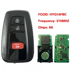 CN007191 for Toyota Prius 2016 2017 2018 2019 Keyless Smart Remote Key Fob HYQ14FBC 89904-47530 315MHz