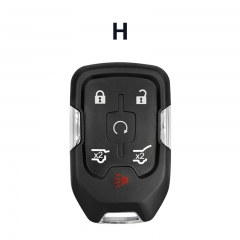 CS019012 Smart Keyless Fob Shell for Chevrolet Tahoe Silverado Suburban Tahoe GMC Sierra Acadia Terrain YUKON Remote Key Case