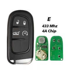 CN086046 Remote Keyless-Go Smart Car Key 433Mhz Hitag-AES 4A Chip For Jeep Cherokee DODGE RAM Durango Chrysler GQ4-54T 2/3/4/5B