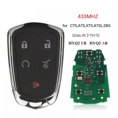 CN030002 Smart Remote Key 5 Button Keyless Entry Fob 433mhz for Cadillac XTS CTS...