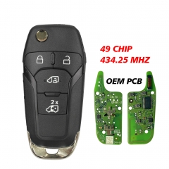 CN018139 OEM PCB 4 Buttons For Ford smart remote control key PCF7945F 49 Chip 43...