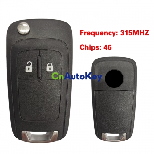 CN088008 Suitable for Vauxhall remote control key Aftermarket 46 chip 315MHZ 2 button