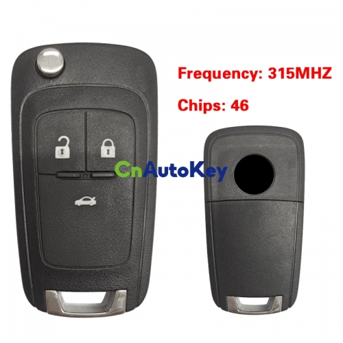 CN088009 Suitable for Vauxhall remote control key Aftermarket 46 chip 315MHZ 3 button