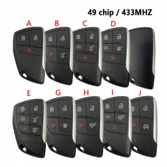 CN013028 Smart Prox Remote Car Key With 5 6 Buttons 433MHz ID49 Chip for Chevrol...