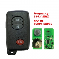 CN007208 For Toyota Rav4 2010+ Smart Key, 3Buttons, HYQ14AEM HYQ14AAB-6601 P1 98 4D-67, 315MHz 89904-0R060 Keyless Go