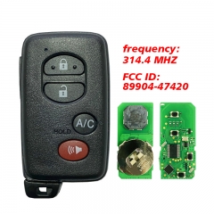 CN007206 2010-2011 Toyota Prius 4-Button Smart Key PN 89904-47420 HYQ14AAB-3370