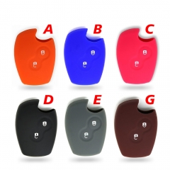 CS010080 Silicone Car Key Cover Case Shell Fob, for Renault 2 Buttons Kangoo for...