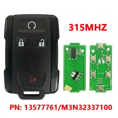 CN014443 2014-2019 GM / 4-Button Keyless Entry Remote / PN: 13577761 / M3N32337100 (AFTERMARKET)