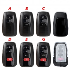 CS007085 2/3/4 Button Smart car key shell For Toyota Corolla Replacement Remote ...