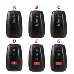 CS007085 2/3/4 Button Smart car key shell For Toyota Corolla Replacement Remote car key shell