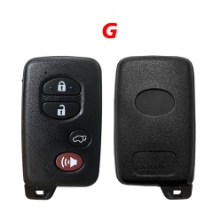 CS007146 Aftermarket 4 Button Smart car remote shell For Toyota Replacement Shell Cover