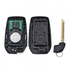 CS007095 Remote Key Fob Shell Case Housing For Toyota Fortuner Prado Camry Rav4 Highlander Crown Smart Keyless 234 Buttons