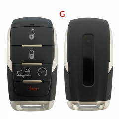 CN087044 3/4/5/6B Smart Prox Remote Key 433.92Mhz PCF7939M / HITAG AES / 4A Chip FCC ID: OHT-4882056 for Dodge Ram 1500 Pickup 2019 2020 -Aftermarket