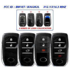 CN007307 Smart Key B3U2K2L 0010 Board Fit For New Toyota HILUX FORTUNER 312.1/314.3MHZ Can instead 0182 BM1ET FCC: BM1ET /B3U2K2L