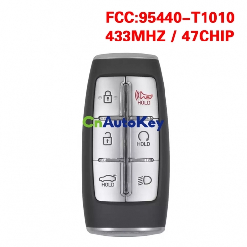 CN020303 for 2021 Hyundai Genesis 5+1Buttons Smart KeyPN: 95440-T1010 CHIP: 47 433MHz