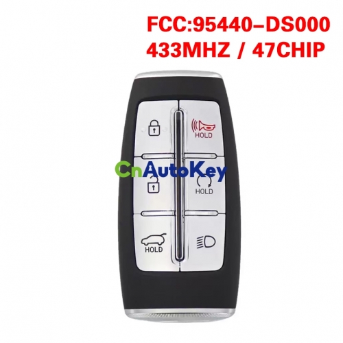 CN020295 for 2022 Hyundai Genesis GV70 5+1Buttons Smart Key FCC ID: TQ8-FOB-4F36 PN: 95440-DS000 CHIP: 47 433MHz