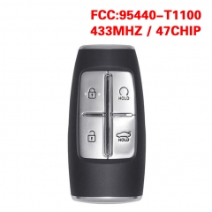 CN020304 for 2022 Hyundai Genesis 4Buttons Smart KeyPN: 95440-T1100 CHIP: 47 433...