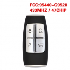 CN020301 for 2022 Hyundai Genesis G70 4Buttons Smart KeyFCC ID: TQ8-FOB-4F37 PN: 95440-G9520 CHIP: 47 433MHz