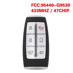 CN020297 for 2022 Hyundai Genesis G70 5+1Buttons Smart Key FCC ID: TQ8-FOB-4F36 PN: 95440-G9530 CHIP: 47 433MHz