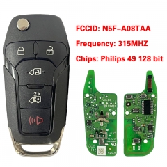 CN018129 2020-2020 Ford Transit Connect / 5-Button Flip Key / PN: 164-R8255 / N5...