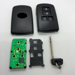 CN007310 4Button 8A Chip Car Proximity Fob 312.5-314Mhz Smart Key FCCID 231451-0120 Keylessgo Remote Card for Toyota Alphard