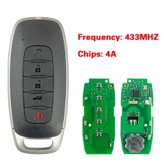 CN027106 Genuine Nissan Pathfinder 2023 Smart Key Remote 4+1 Buttons 433 MHz 4A Chip FCC ID: KR5TXPZ3 P/N: 285E3-7LA7A