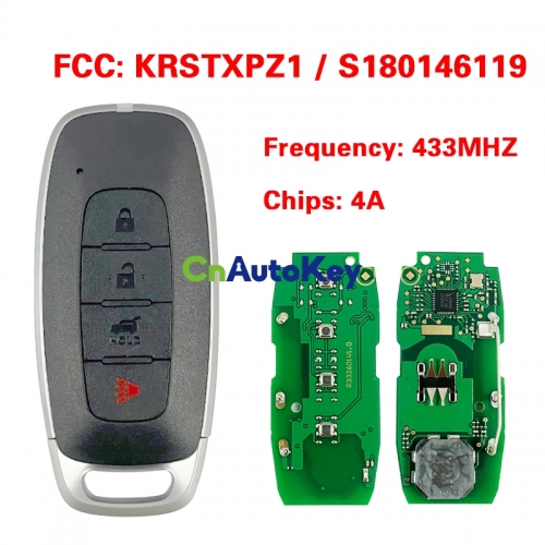 CN027115 Suitable for Dongfeng smart remote control key After Market FCC: KRSTXPZ1 / S180146119 433MHZ 4A chip