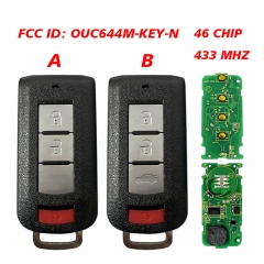 CN011036 2+1 / 3+1 button Mitsubishi Outlander FCCID: OUC644M-KEY-N 433MHZ / 46 chip