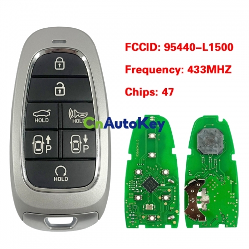 CN020159 2019-2021 Hyundai Sonata 7-Button Smart Key PN 95440-L1500 TQ8-F08-4F28